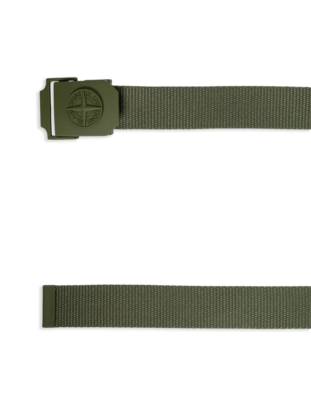 Stone Island Riem met Compass-logopatch - Groen