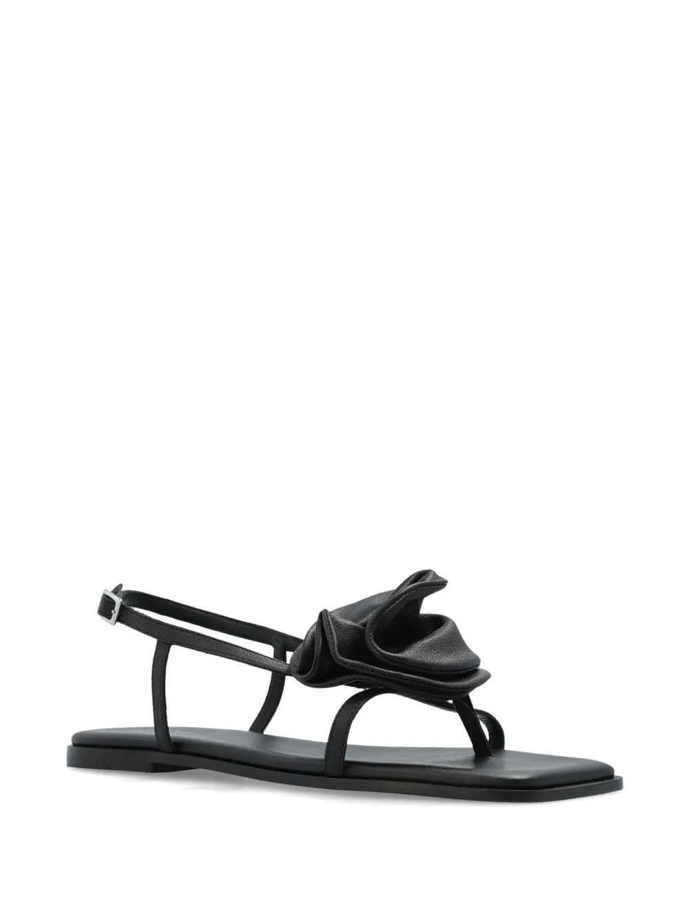 Vic Matie leather sandals - Zwart