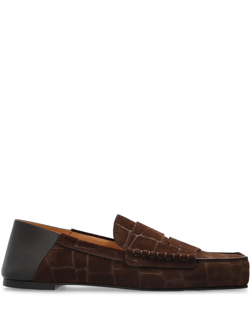 Jacquemus The Carré suède loafers Bruin