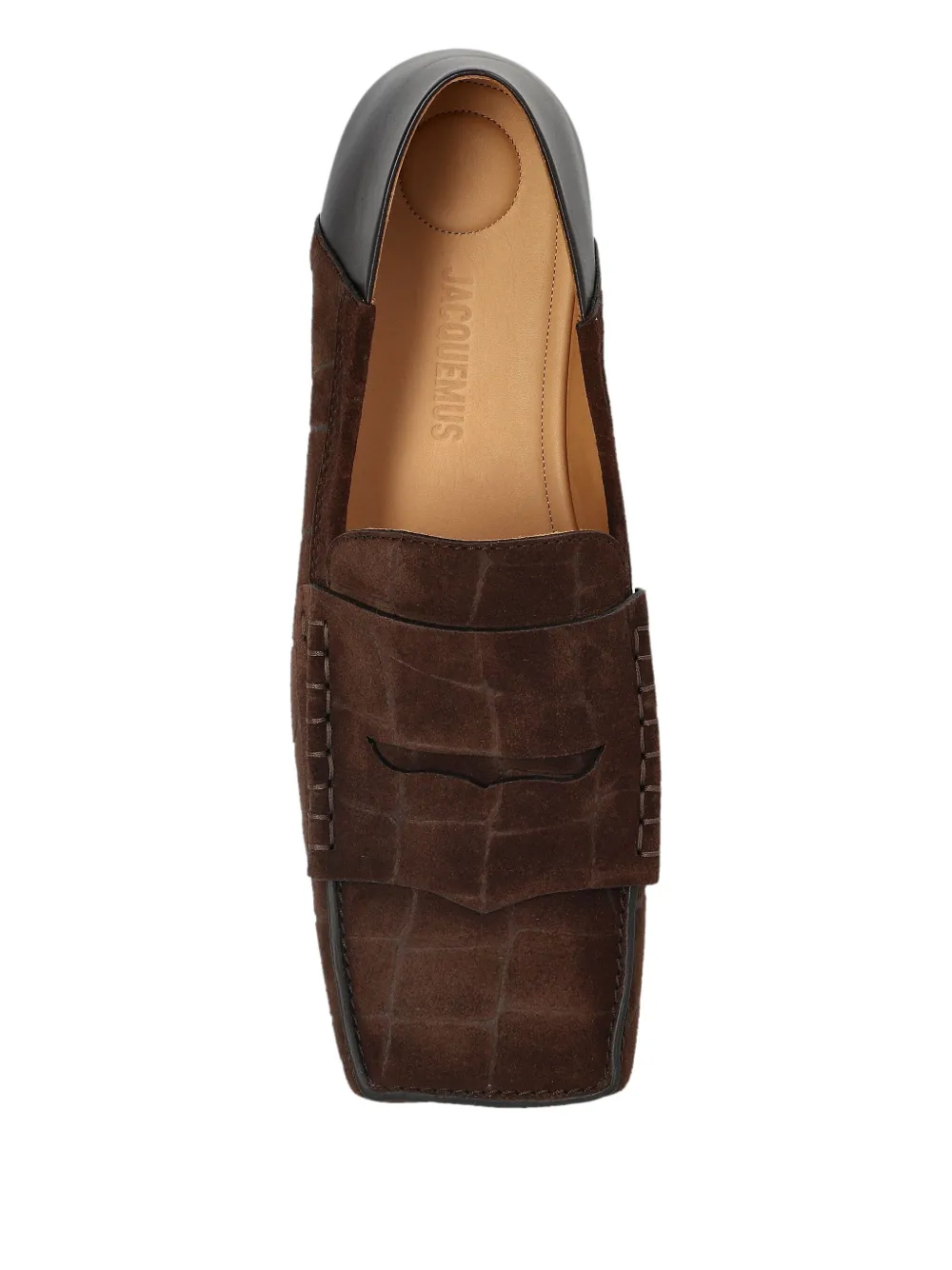 Jacquemus The Carré suède loafers Bruin