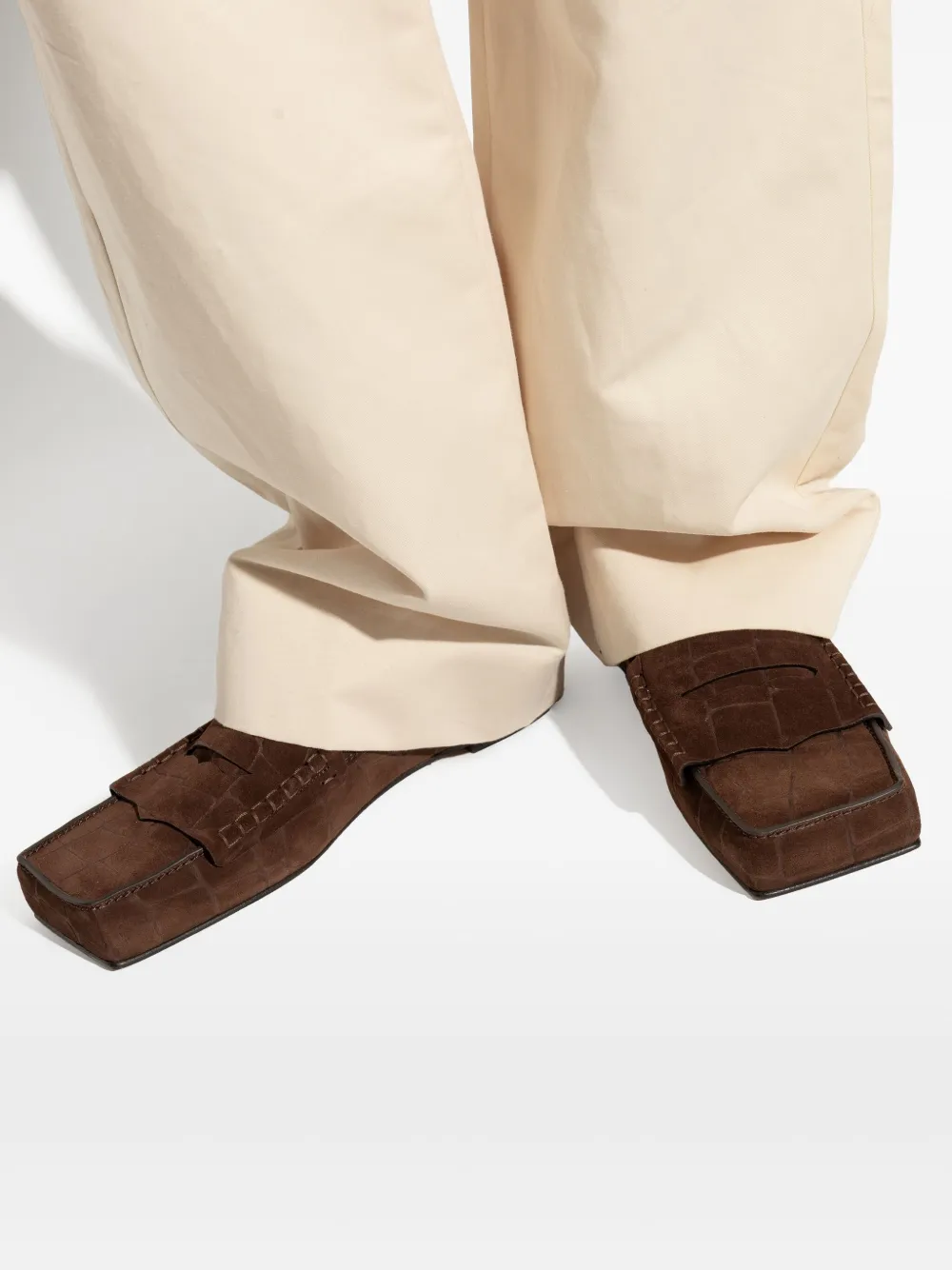 Jacquemus Mocassini The Carré in pelle scamosciata | Image 6
