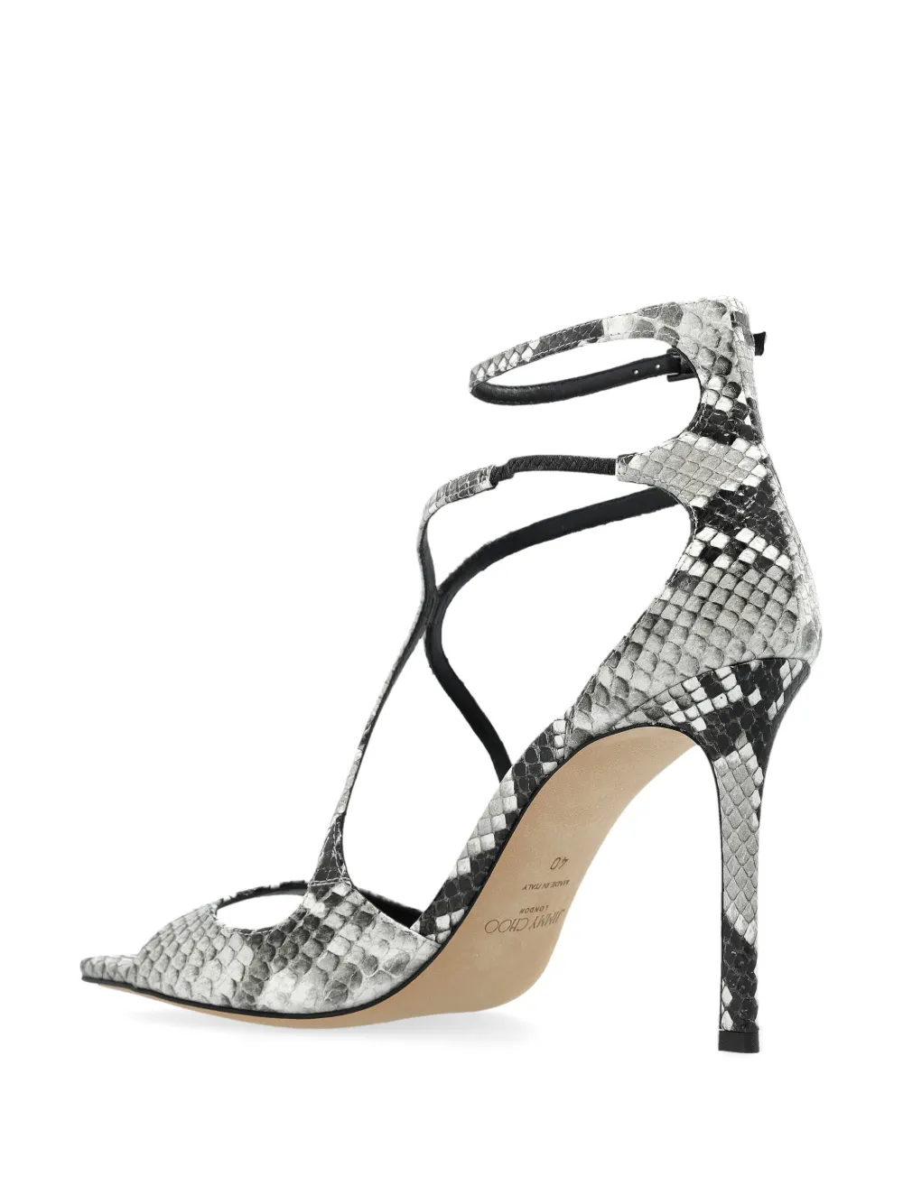 Jimmy Choo 95mm Azia sandals Grey