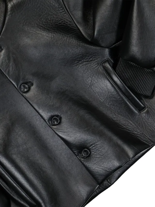JWアンダーソン 本革ジャケット JW Anderson クロップド レザージャケット | ブラック | FARFETCH JP