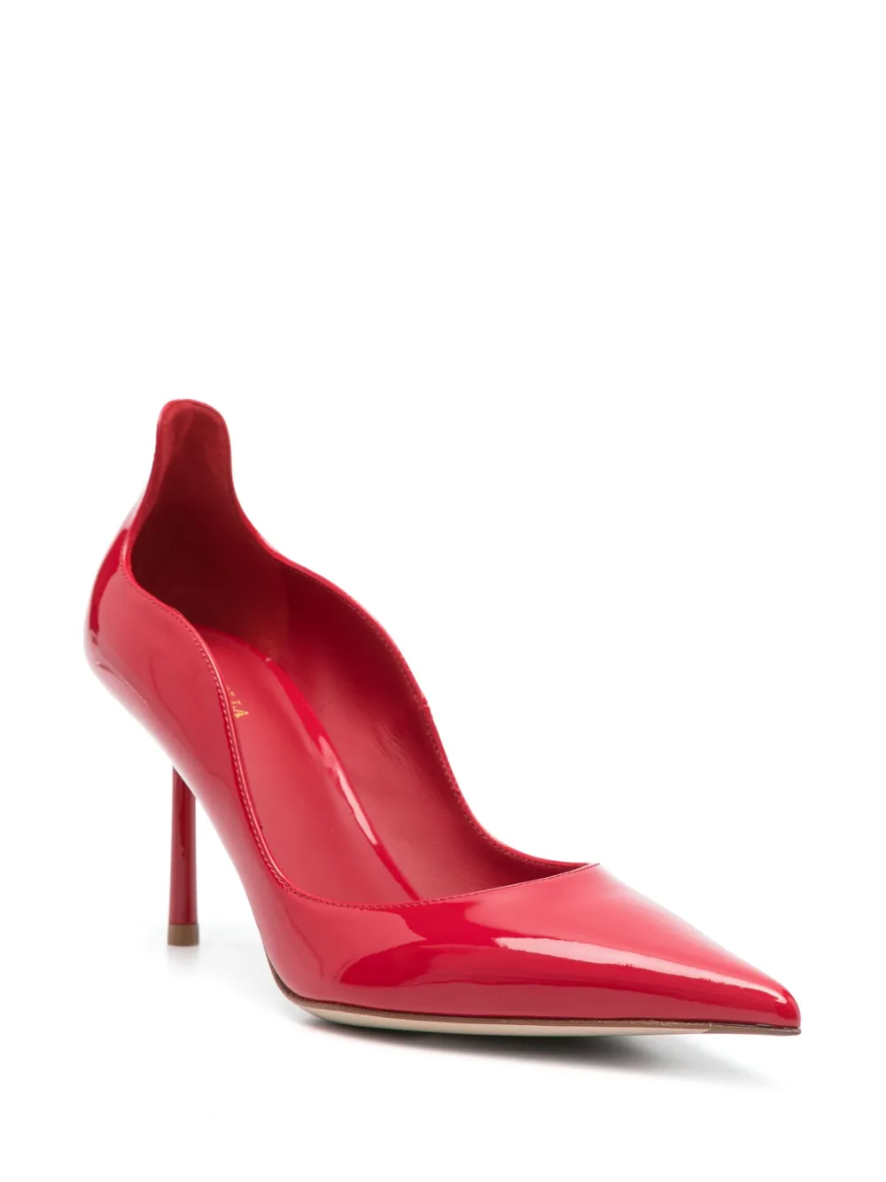 Le Silla 90mm patent pumps Red