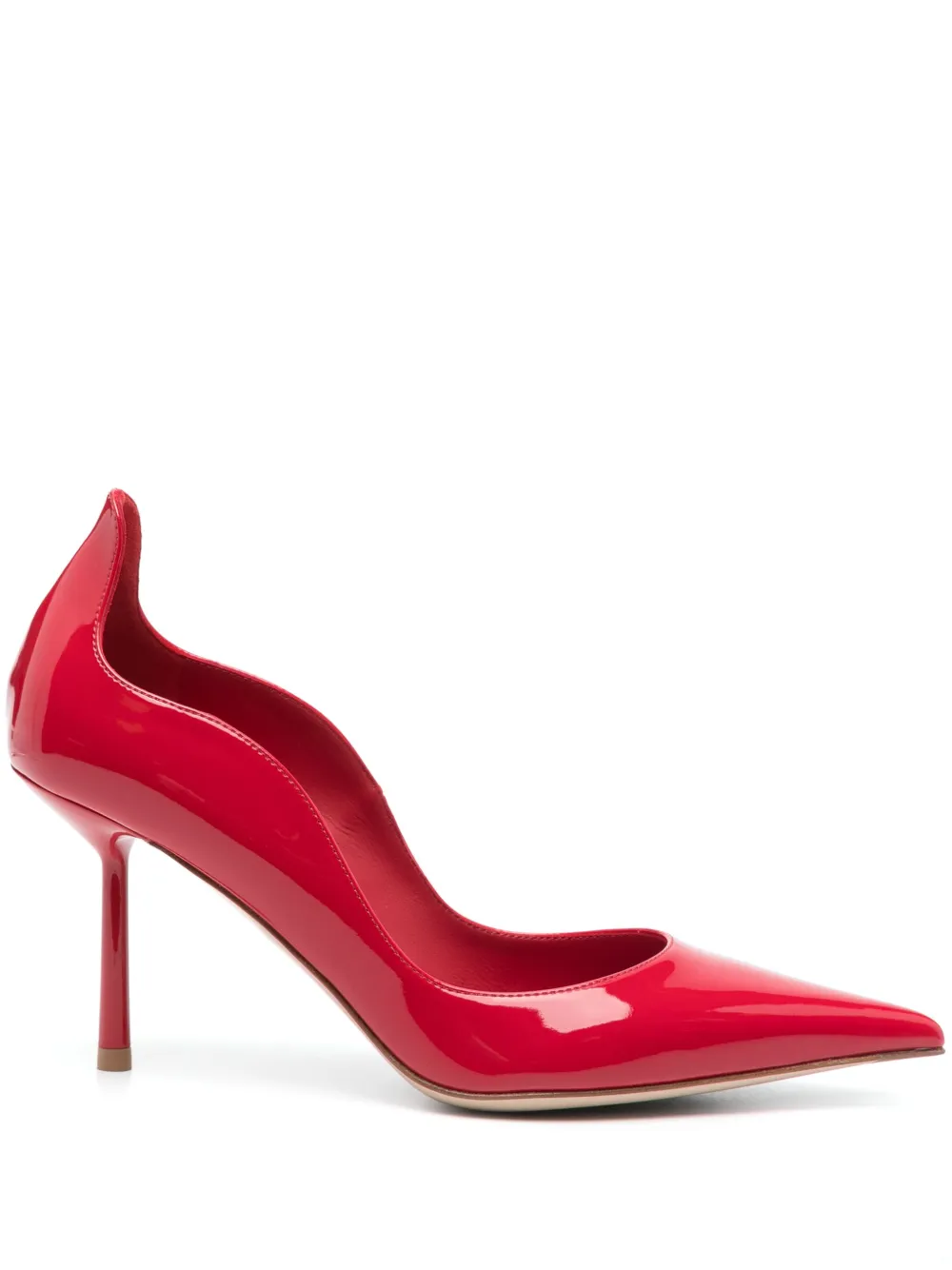 Le Silla 90mm patent pumps Red