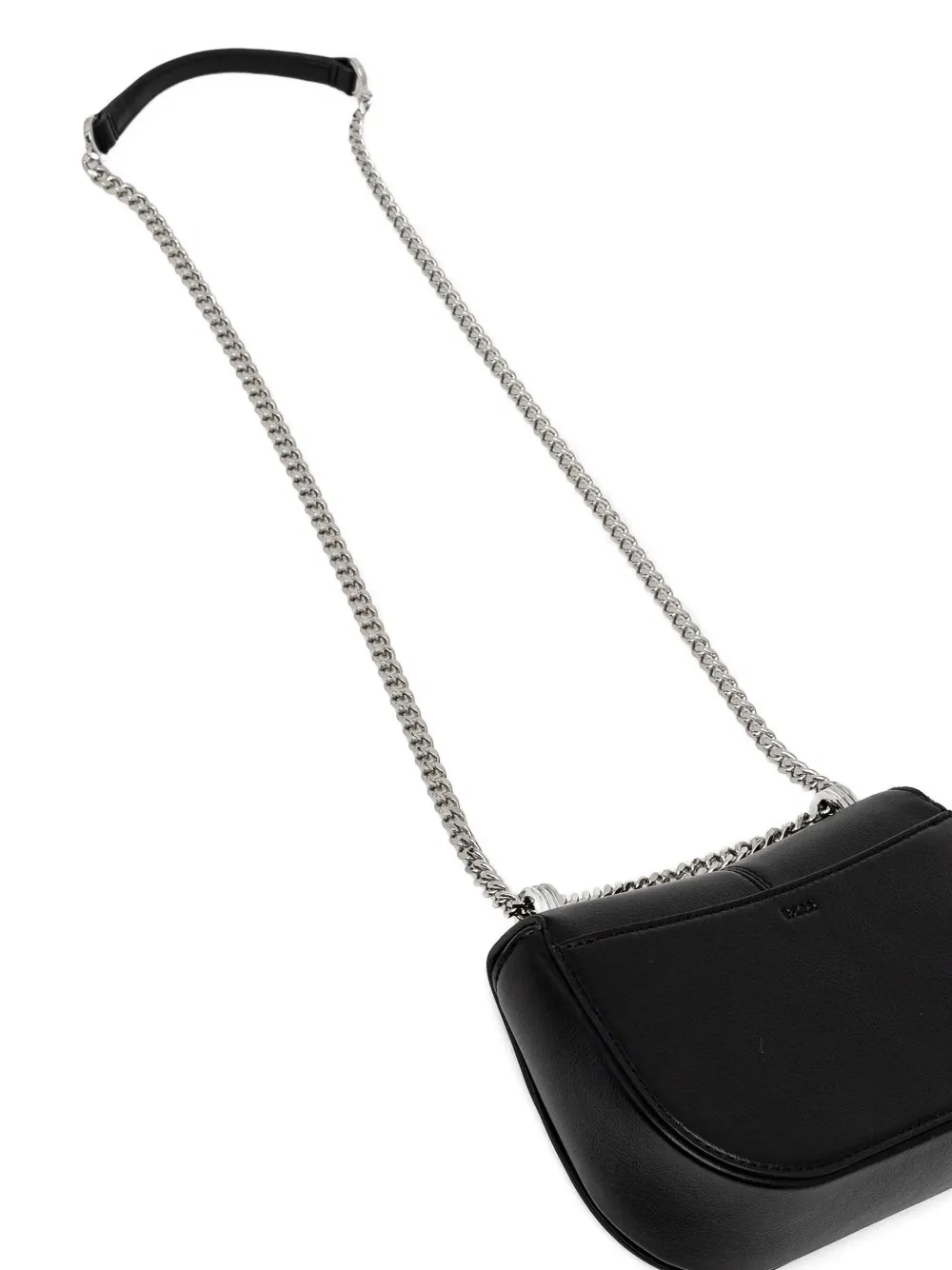 Hugo Boss Chain-strap Logo-plaque Satchel Bag In Black