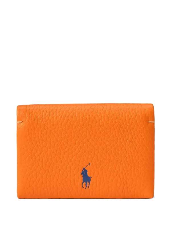 Polo Ralph Lauren Portafoglio In Pelle Arancione FARFETCH IT