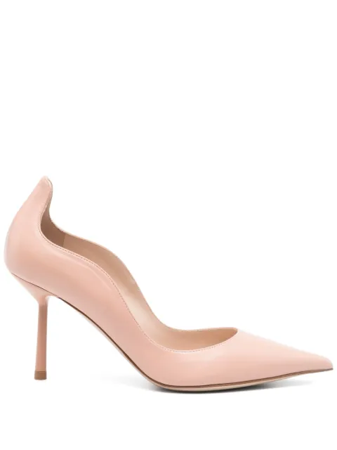 Le Silla 90mm leather pumps