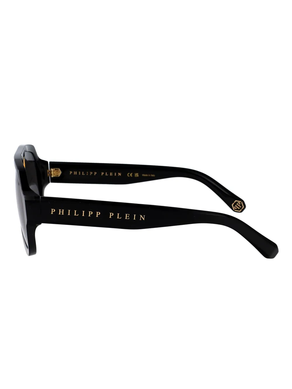 Philipp Plein Eyewear Zonnebril met piloten montuur Zwart