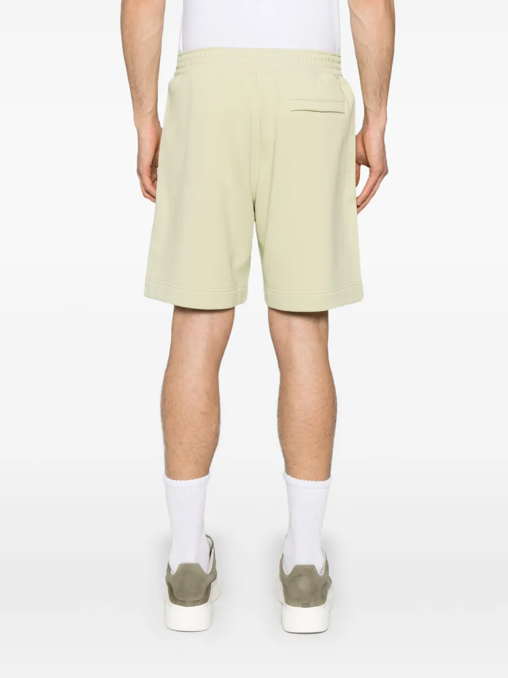 Givenchy Fleece trainingsshorts met kenmerkend logo Groen