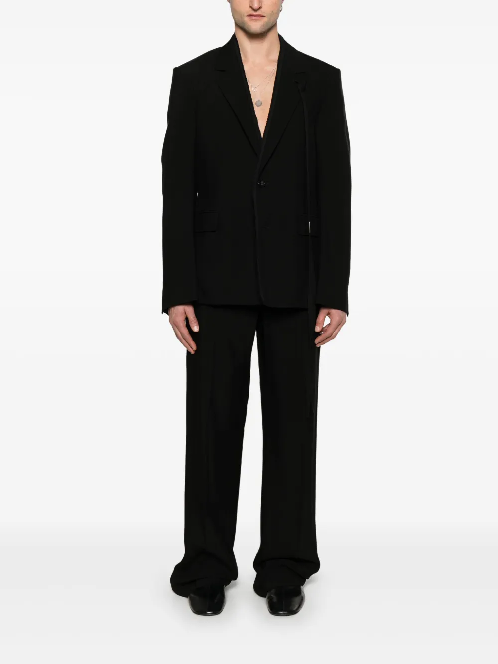 Ann Demeulemeester Cadby blazer - Zwart