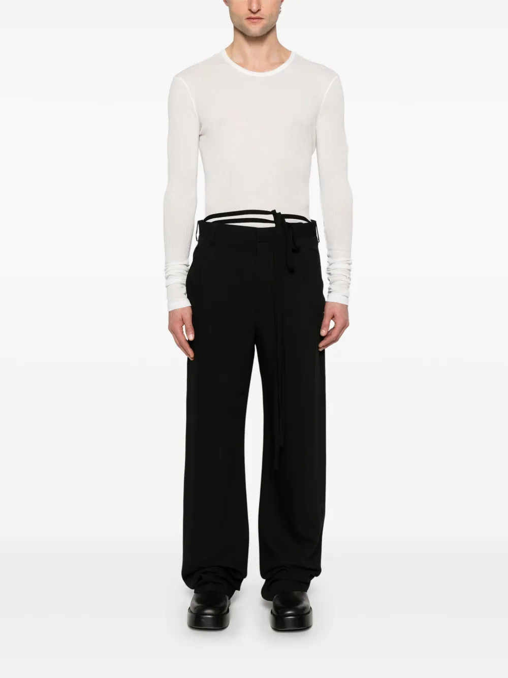 Ann Demeulemeester Leon trousers - Zwart