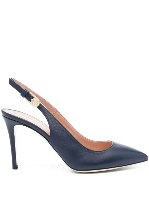 Pollini zapatillas con tira trasera y tacón de 85mm