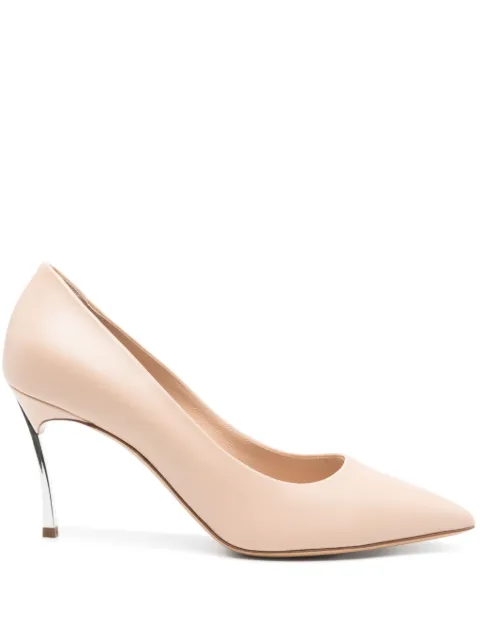 Casadei حذاء جلد بكعب 90 ملم