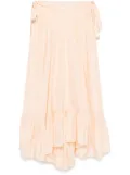 Philosophy Di Lorenzo Serafini silk maxi skirt - Orange