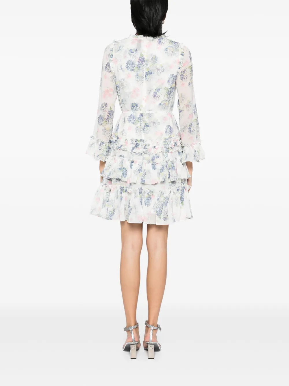 Needle & Thread Hydrangea jurk Wit