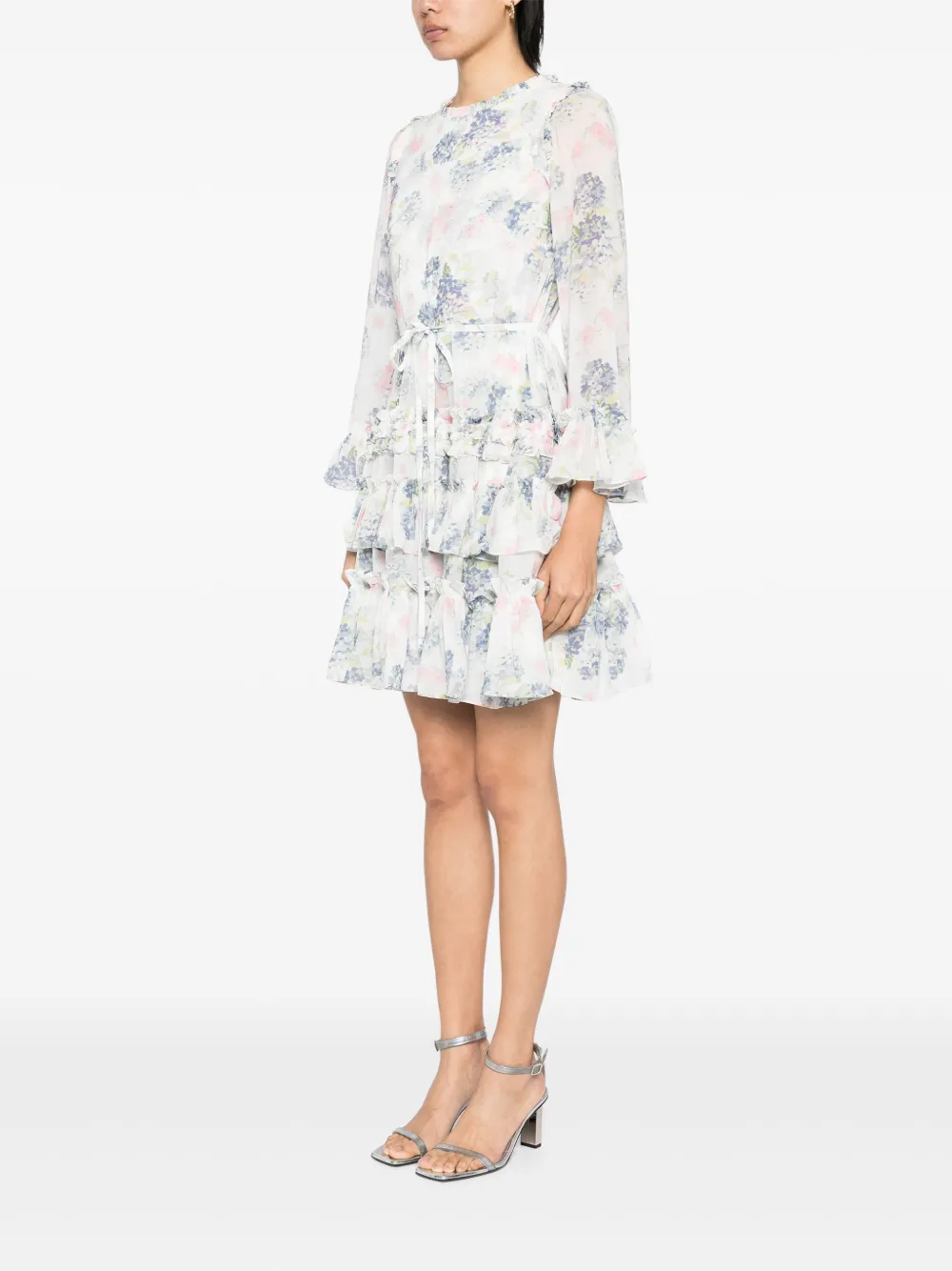 Needle & Thread Hydrangea jurk Wit