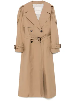 MaxMara トレンチコート ベージュ ベルト ライナー付き