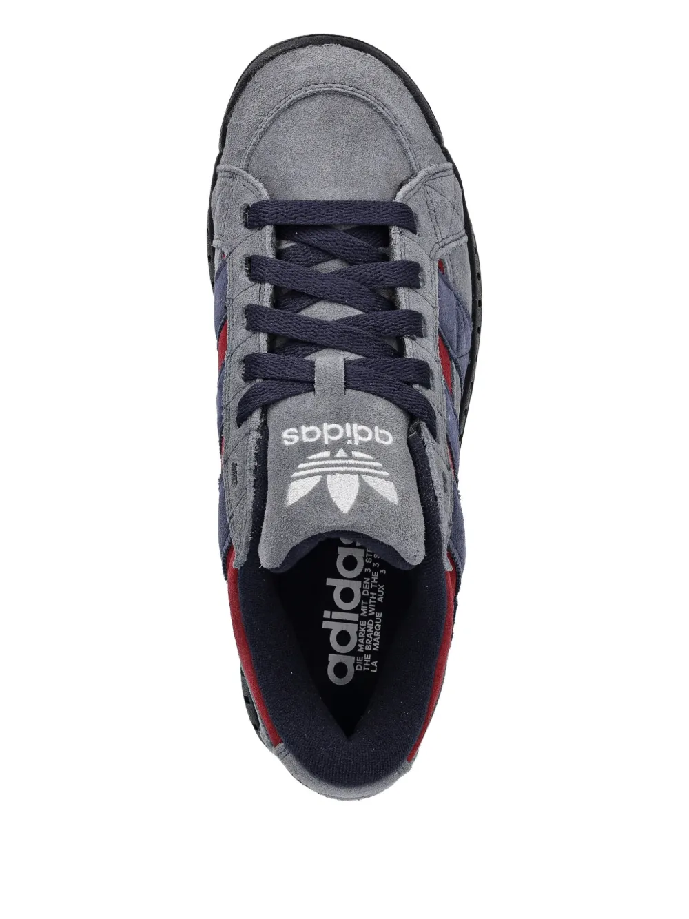 adidas Sneakers met suède vlak Grijs