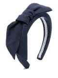 Mi Mi Sol bow-motif headband - Blue