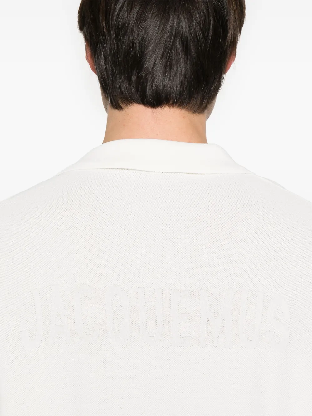 Jacquemus Le Maille poloshirt Wit
