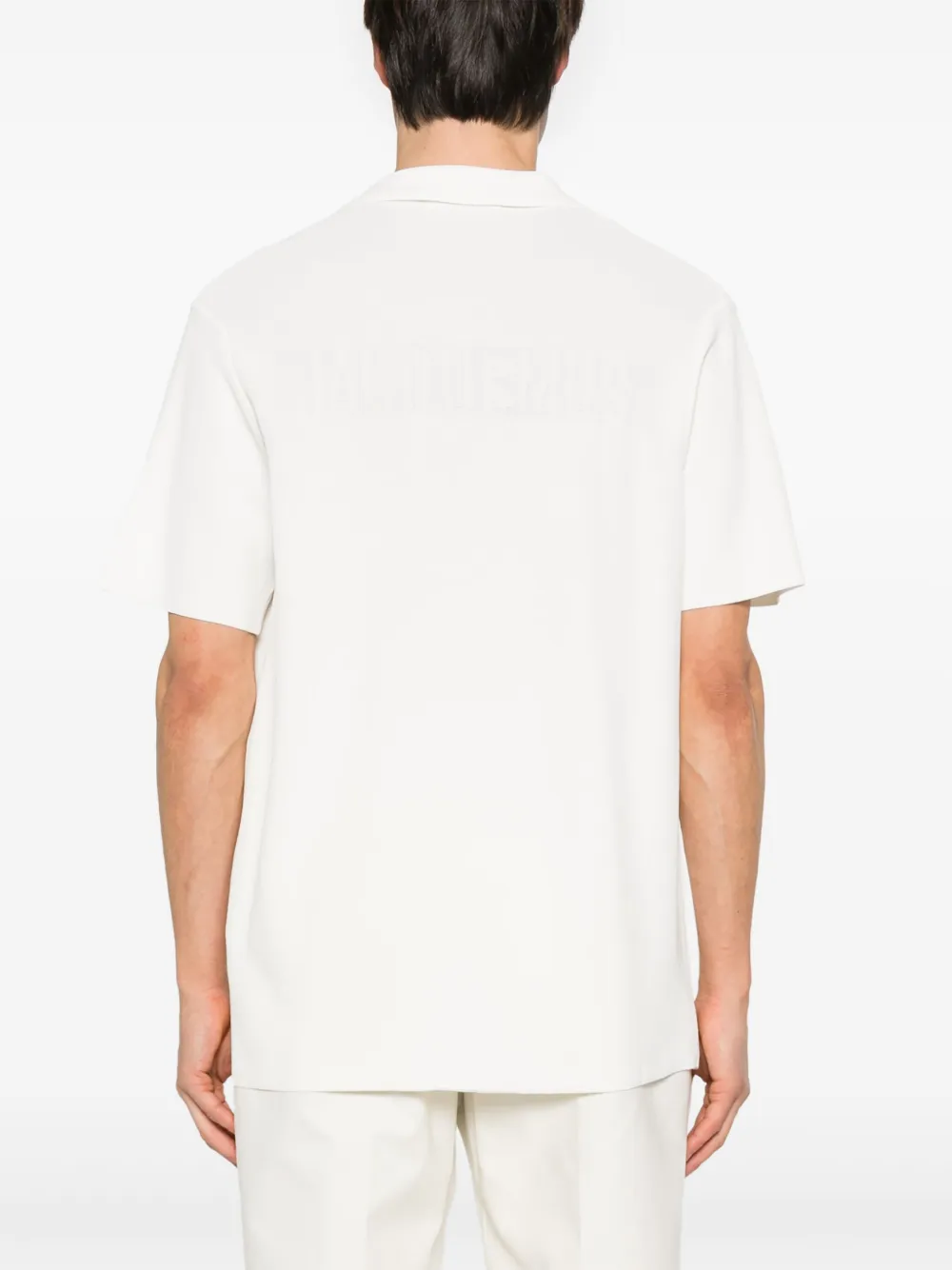 Jacquemus Le Maille poloshirt Wit