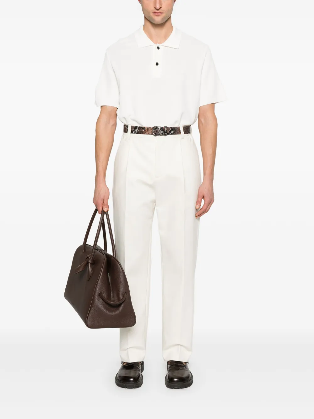 Jacquemus Le Maille poloshirt - Wit