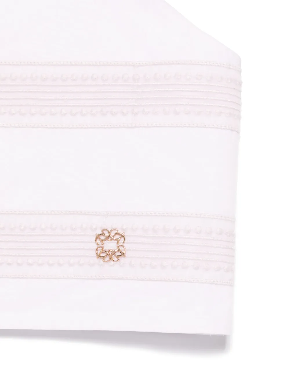 ELIE SAAB JUNIOR EMBROIDERED ORGANZA TOP