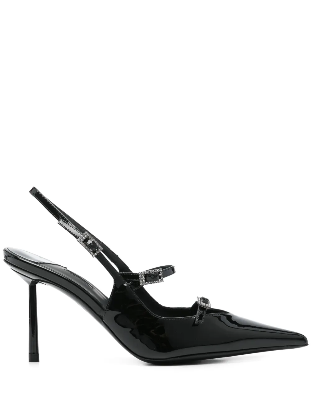 Le Silla 80mm Bella slingback pumps Black