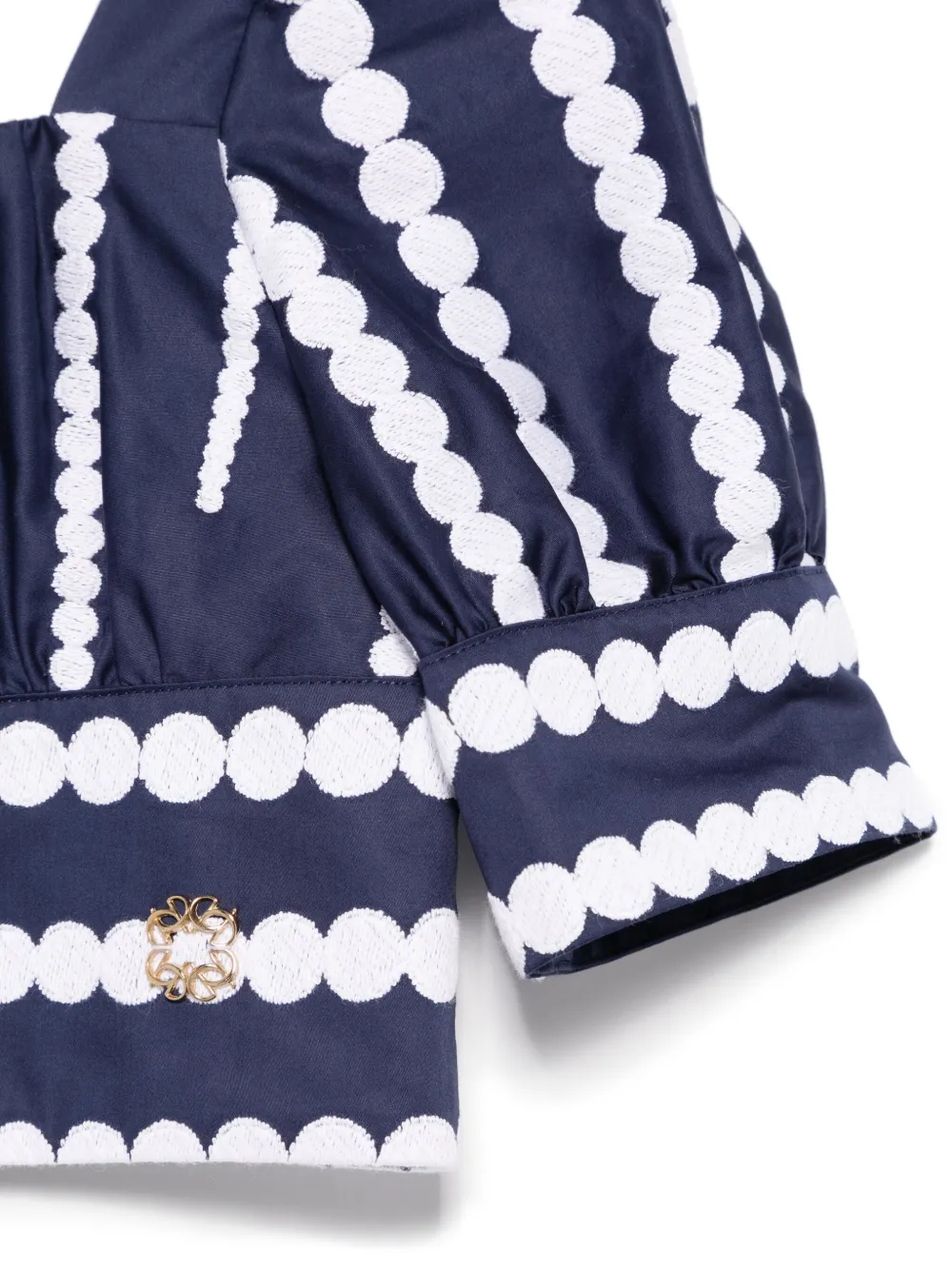 ELIE SAAB JUNIOR EMBROIDERED TOP