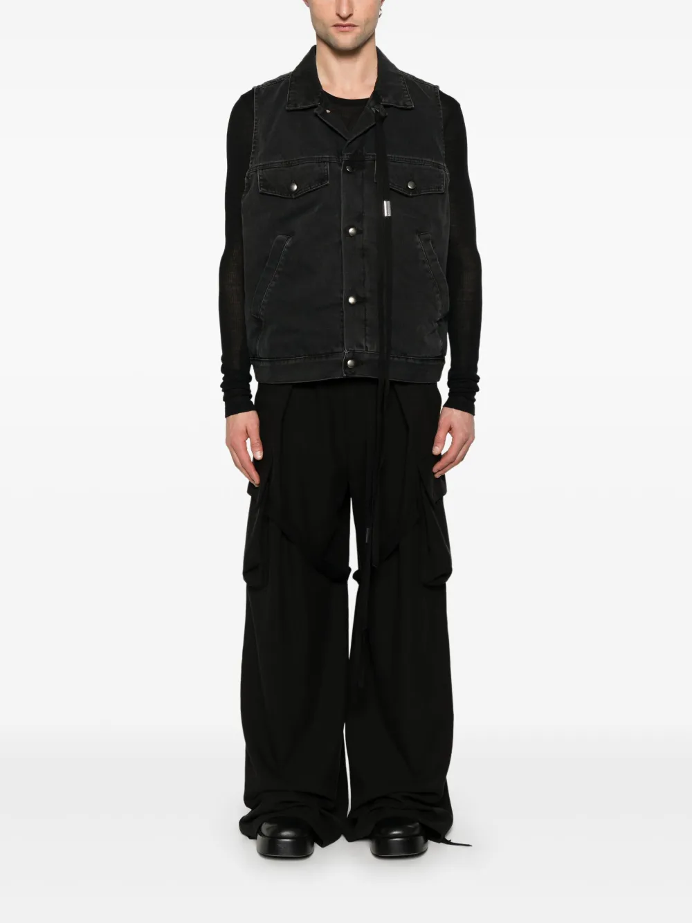 Ann Demeulemeester Benoit gilet - Grijs