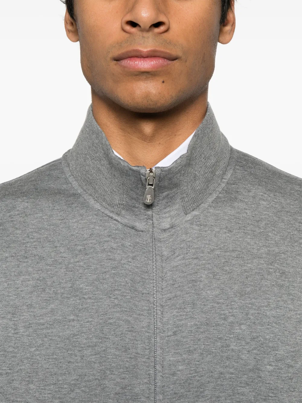 Brunello Cucinelli Sweater met gemêleerd-effect Grijs
