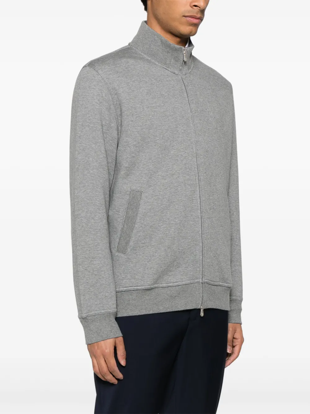 Brunello Cucinelli Sweater met gemêleerd-effect Grijs