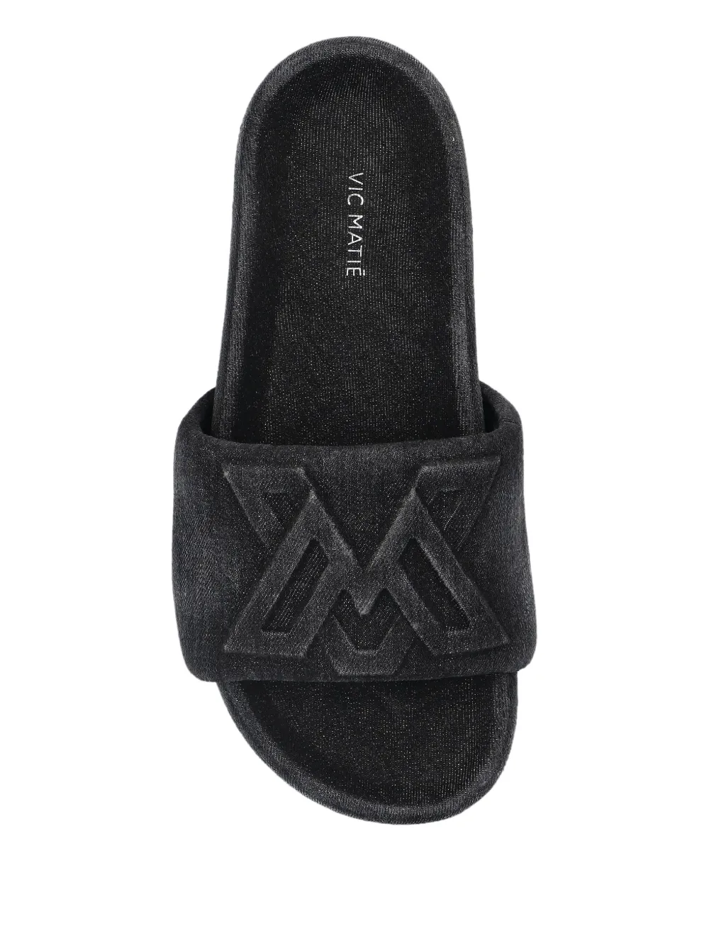 Vic Matie Denim slippers Grijs