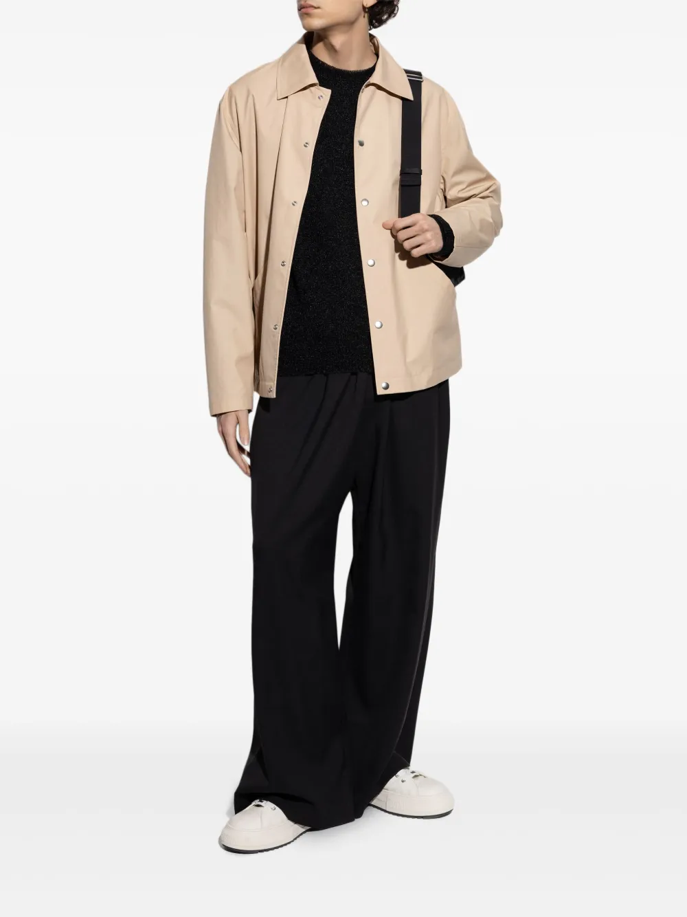 Jil Sander layered jumper - Zwart