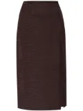 Jacquemus Notte midi skirt - Brown