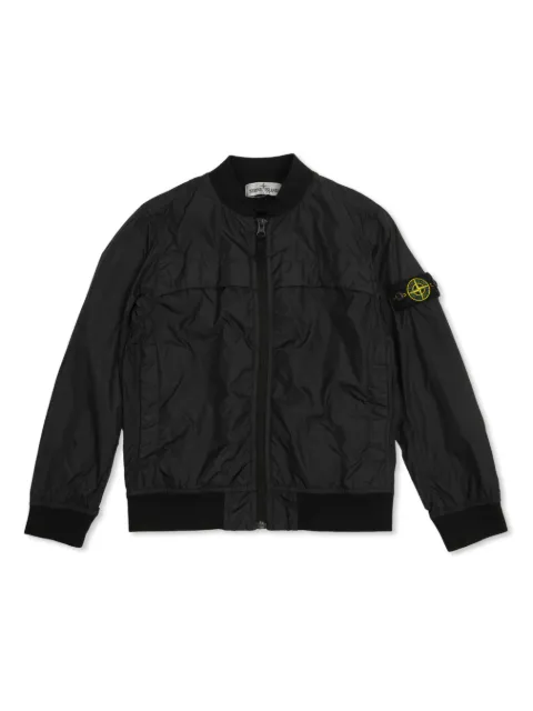 Stone Island Junior Compass-badge bomber jacket