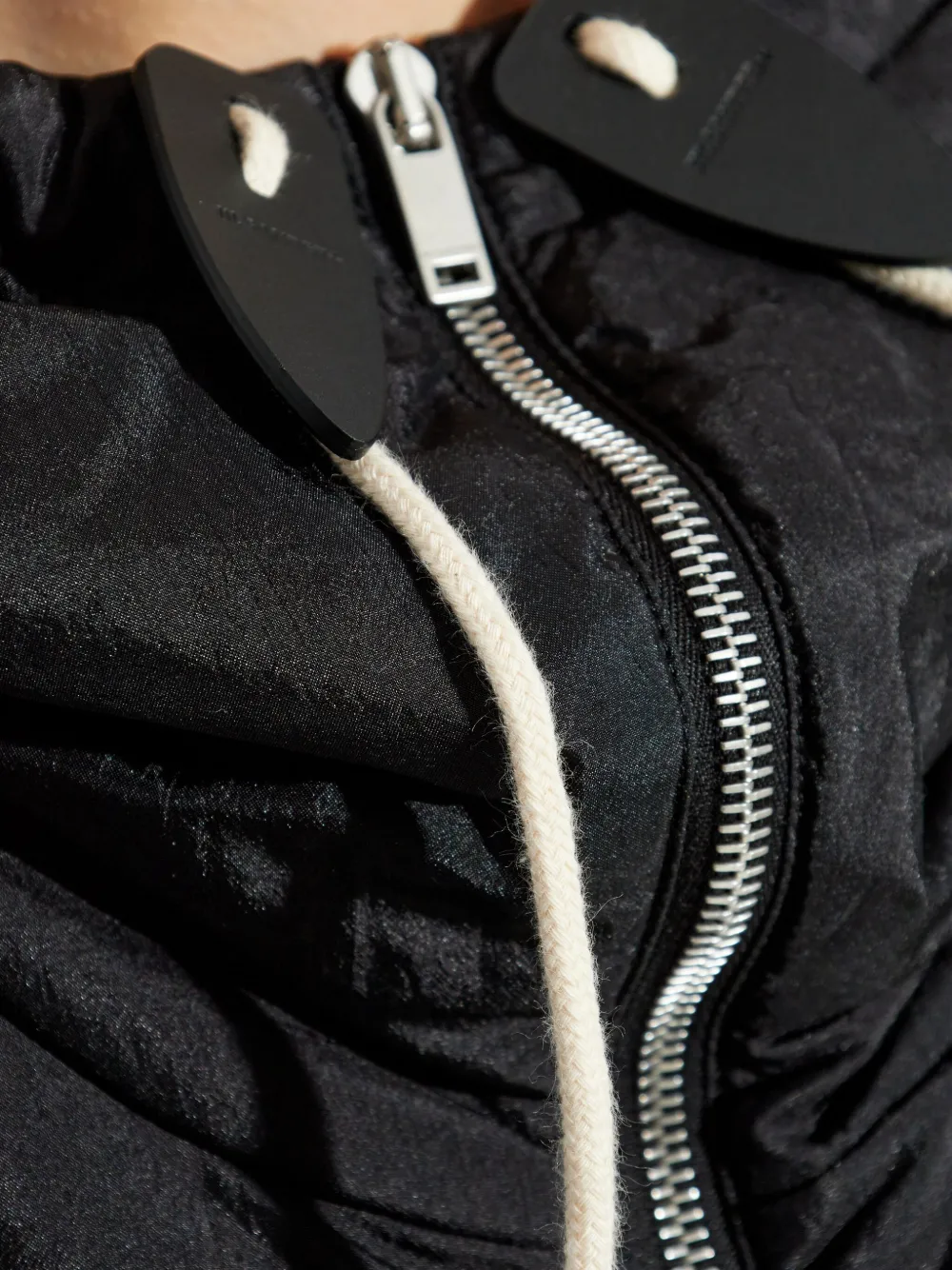 Jil Sander Jack met capuchon Zwart
