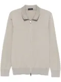Fay fine-knit cardigan - Grey
