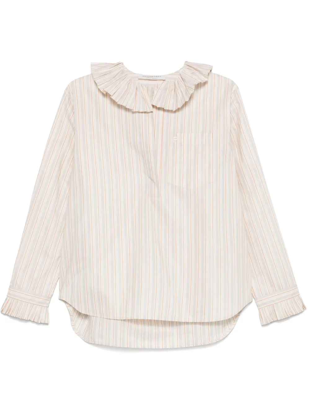 striped blouse