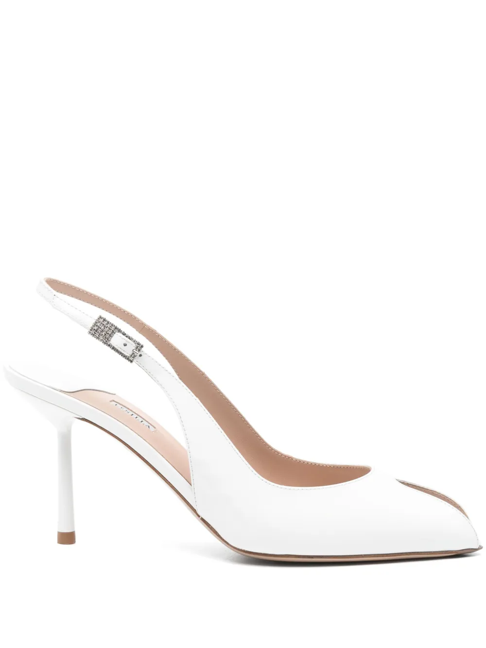 Le Silla 10mm Clivage pumps White