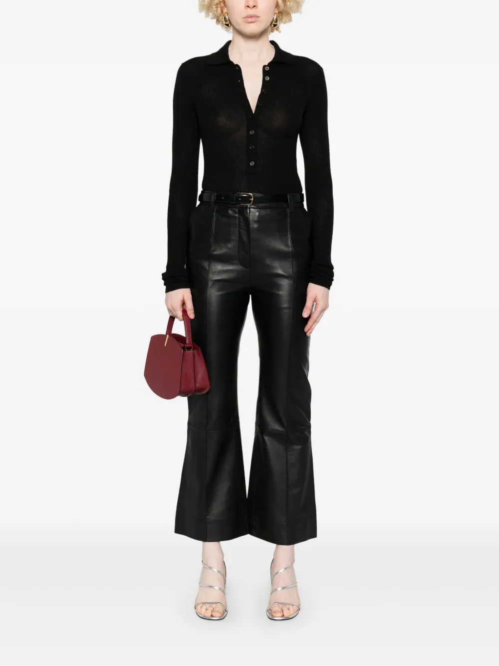 Victoria Beckham Kick broek - Zwart