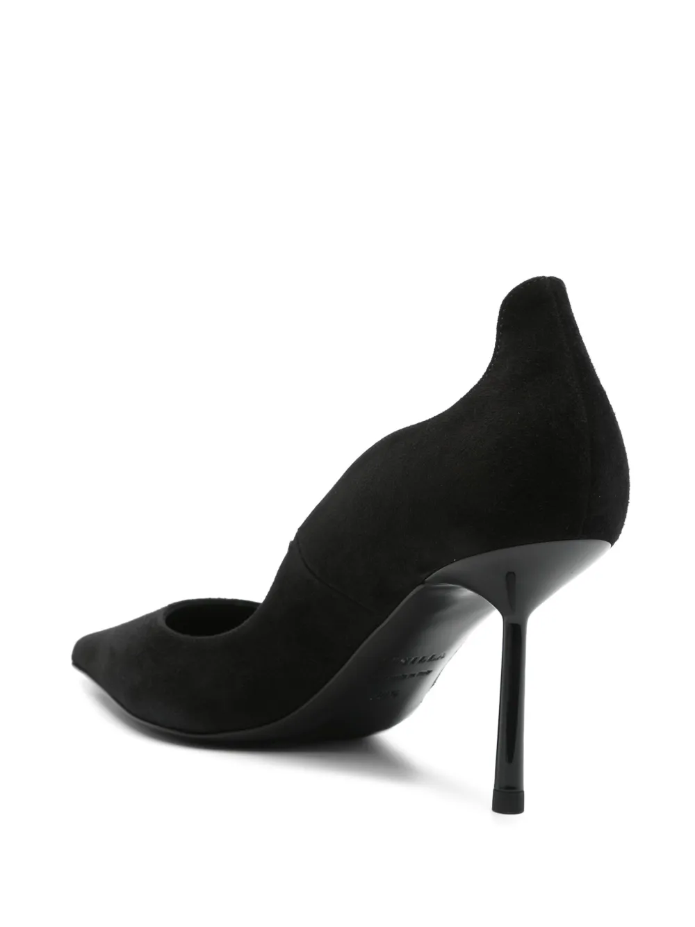 Le Silla 90mm suede pumps Black