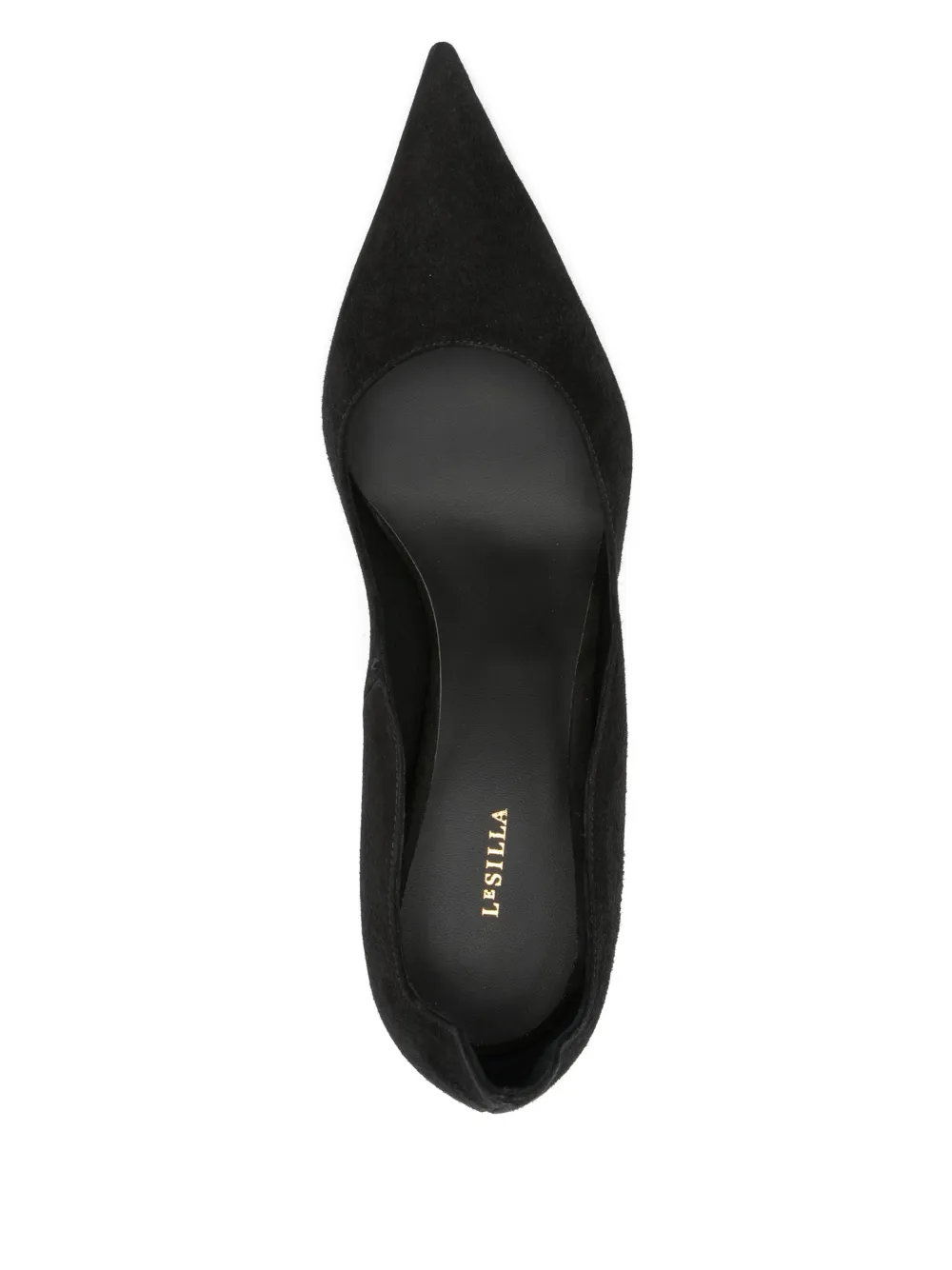 Le Silla 90mm suede pumps Black
