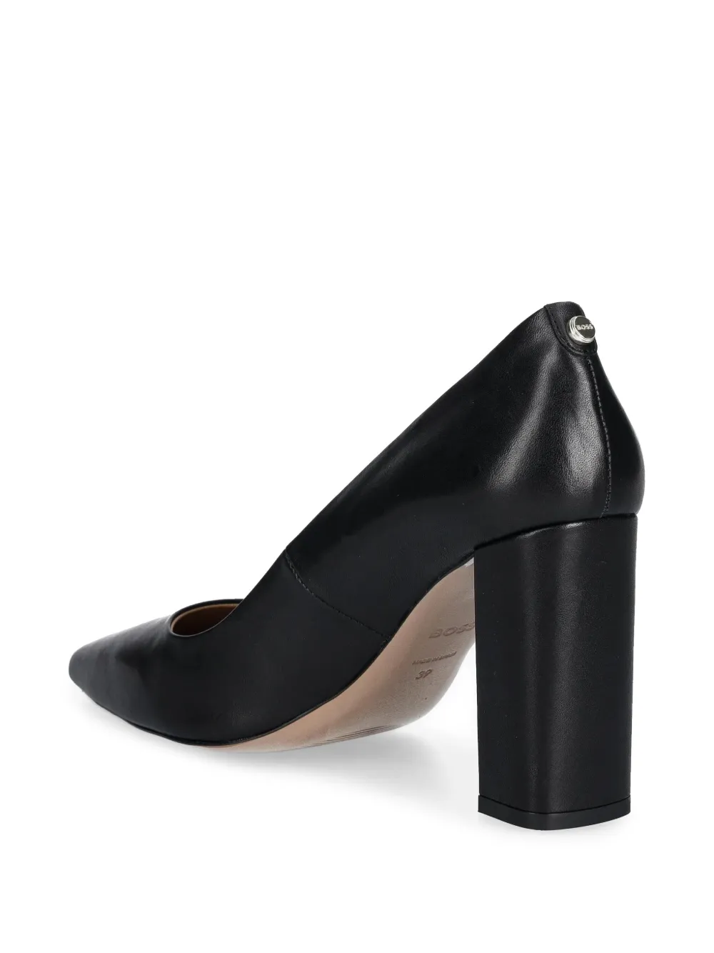 BOSS leather pumps Black