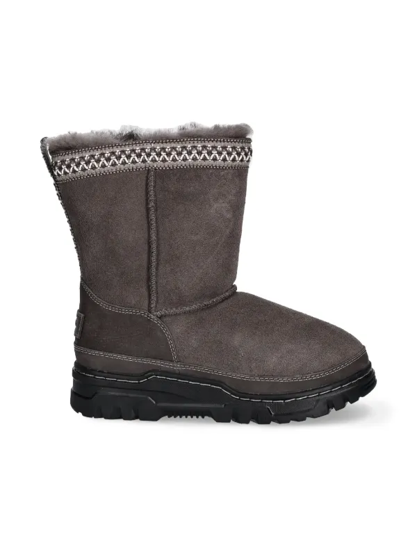 UGG Kids Classic Short TrailGazer Boots Grey FARFETCH PH
