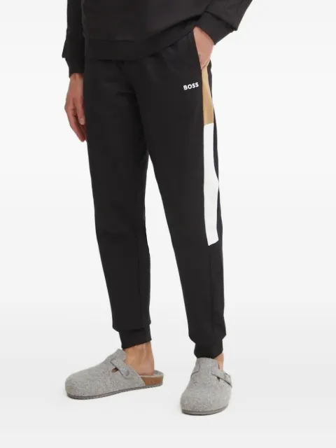 BOSS logo-embroidered track pants