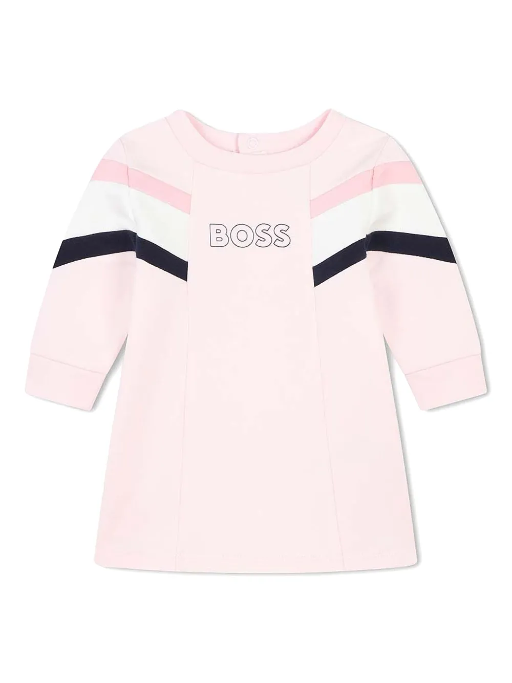 BOSS logo-print dress | Pink | Image 1