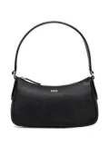 BOSS logo-lettering shoulder bag - Black