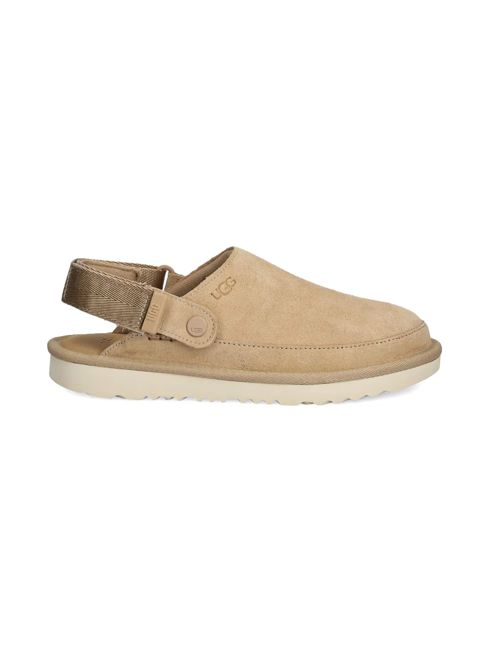 UGG leather slippers Neutrals